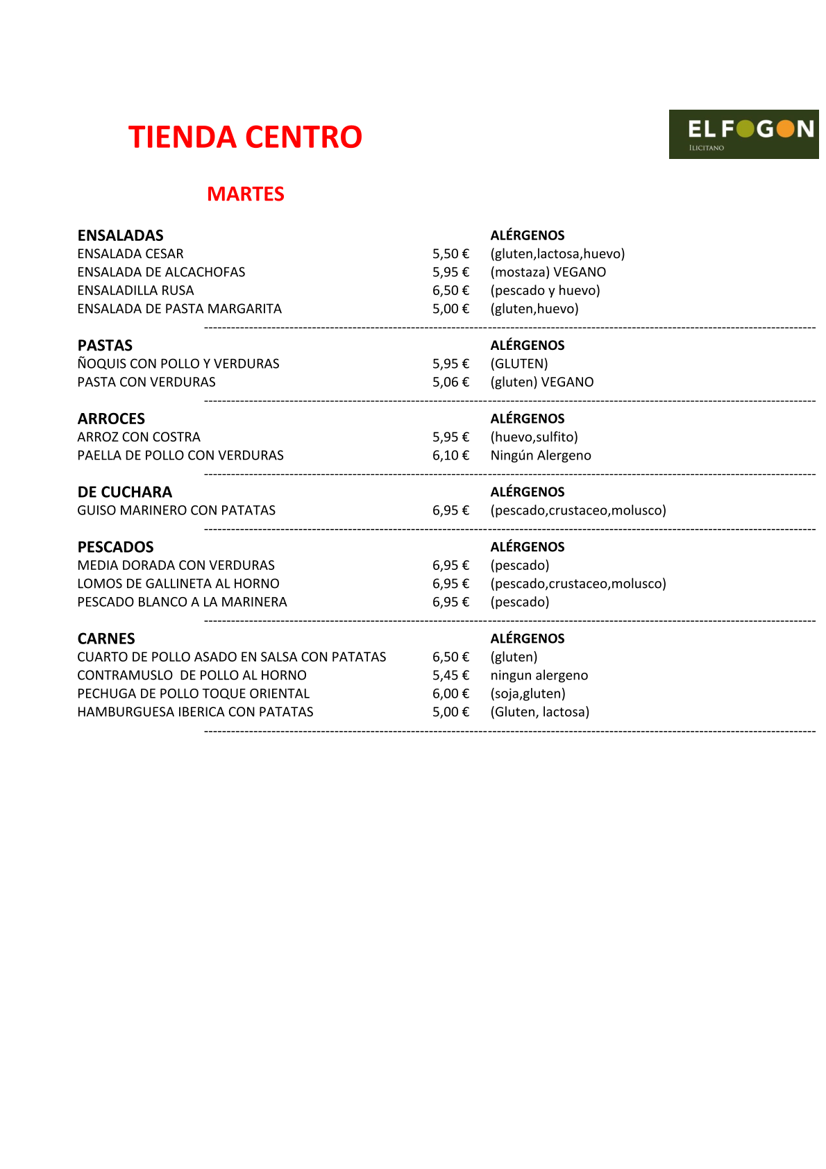 MARTES 5 C